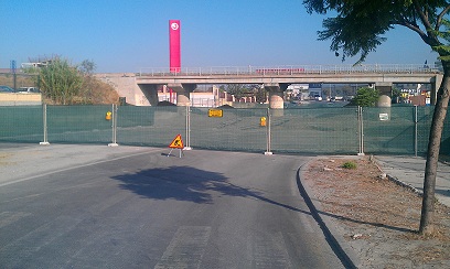 Zona de obras.